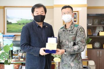 제2051부대 지휘관 방문