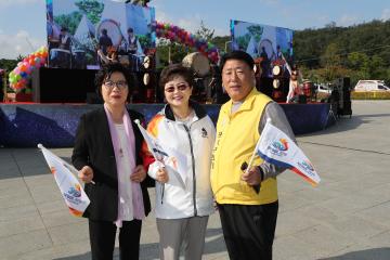 제100회 전국체전 성화봉송