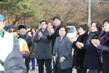 선우공원 진입로 데크길 걷기행사