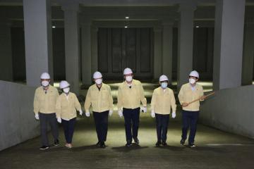 관악산 빗물저류조 및 산사태 예방공사 현장방문