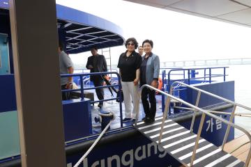 한강버스 정식운항 전 서비스 검증 참여